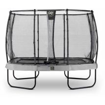 Trampoline EXIT Elegant Premium 214x366cm avec filet de sécurité Deluxe - gris