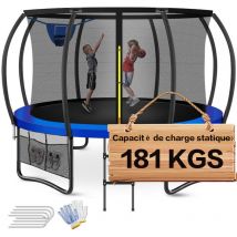 Janzdiys - Trampoline Extérieur ø 366 cm, Capacité de Charge 150kg, Trampoline de Jardin Robuste pour Enfants et Adultes, , avec Filet de Sécurité,