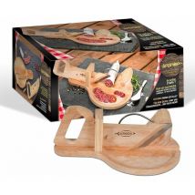Durandal - Trancheuse à saucisson aper'hop par lame en acier inoxydable, avec guide de coupe, simple d'utilisation, cadeau sympa