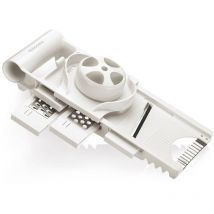 Tescoma - Râpe multifonction 'Handy' avec 4 lames interchangeables en acier inoxydable et plastique résistant compatible lave-vaisselle