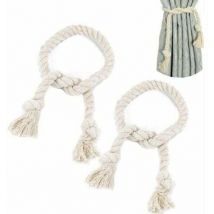 2Pcs Embrasse à Rideau Corde en Chanvre,pour Rideau de Maison Salon Chambre Bureau
