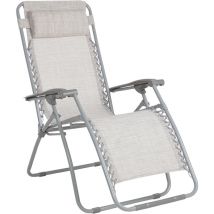 Transat Avec Accoudoirs 'Arbatax' Gris Serviette