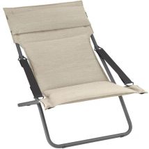 Lafuma Mobilier - Transat bayanne gordes LaFuma LFM2866 Lait
