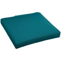 Galette de chaise de jardin Bleu Canard - 40 x 40 cm - Hespéride