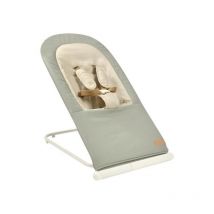 Béaba, Transat Pliable, 3 inclinaisons en 1 Bouton, Ultra Compact et Fin, Eazy Relax - Lichen