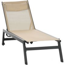 Transat inclinable ninon kaki
