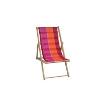 Transat JARDIN PRIVE Chilienne matelassée J'adore - Rouge