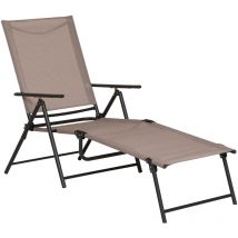 Transat pliable tonio sable