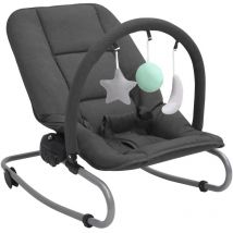 Le Poisson Qui Jardine - Transat pour bébé. Gris Anthracite. De qualité et prix contenu - Gris Anthracite