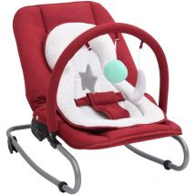 Transat pour bébé Rouge Acier CFW22820