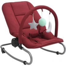 Le Poisson Qui Jardine - Transat pour bébé. Rouge. De qualité et prix contenu - Rouge