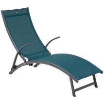 Hesperide - Transat Samba bleu canard & graphite en aluminium traité époxy - Hespéride