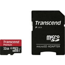 Transcend - 32GB microSDHC Class 10 uhs-i - 32 Go - MicroSDHC - Classe 10 - Noir (TS32GUSDU1)