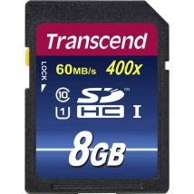 Transcend - Carte sdhc Premium 400 8 gb Class 10, uhs-i