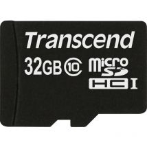 Transcend Carte microSD SD 32Go SDHC Class 10 (TS32GUSDC10)