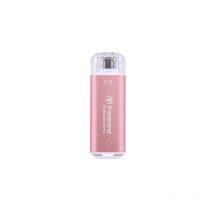 Transcend - ESD300P 2To External ssd usb 10Gbps Type c Pink (TS2TESD300P)