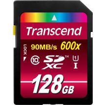 Transcend - TS128GSDXC10U1 - 128 Go - sdxc - Classe 10 - uhs - Bleu