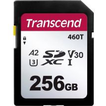 Transcend - TS256GSDC460T-VS1 Carte sd au détail 256 gb