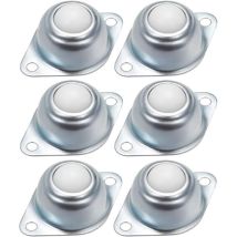 Transfert à Billes roulettes pour Meubles roulettes Transfert à Rouleaux pièces de Transfert à Billes Fer Galvanisé avec Boules en Nylon pour