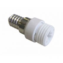 Transformador de casquillo E14 a G9 G9, plástico, blanco 100 w Centrale Brico