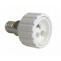 Transformador de casquillo E14 a GU10 GU10, plástico, blanco 100 w Centrale Brico