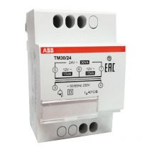 Transformador de tensión ABB para timbres 12-24V 30VA TM3024