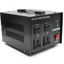 Gojoy - Transformador de tensión DT-2000 va 2000 w 220 v a 110 v convertidor de voltaje step-up/down para todos los dispositivos electrónicos y