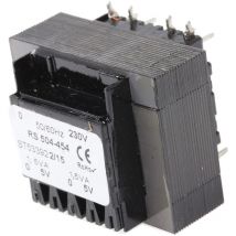 Transformateur pour circuit imprimé, Vin v c.a., Vout 5V c.a., 2 sorties, 3VA ( Prix pour 1 )