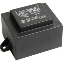 PT480801F Transformateur pour circuits imprimés 1 x 230 v 1 x 8 v/ac 10 va 1250 mA - Gerth