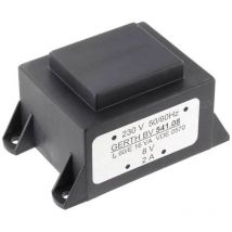 Gerth - PTA543602 Transformateur pour circuits imprimés 1 x 230 v 2 x 18 v/ac 16 va 444 mA