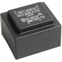 Gerth - PTG381201 Transformateur pour circuits imprimés 1 x 230 v 1 x 12 v/ac 3.60 va 300 mA