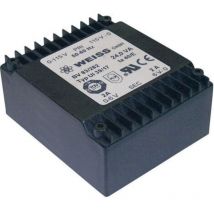 Weiss Elektrotechnik - 83/286 Transformateur pour circuits imprimés 2 x 115 v 2 x 15 v/ac 24 va 800 mA