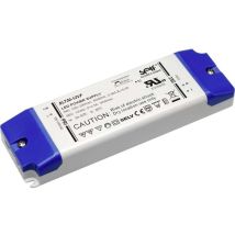 Self Electronics - SLT30-24VFG Transformateur pour led à tension constante 30 w 0 - 1.25 a 24 v/dc non dimmable, homologué pour les meubles,
