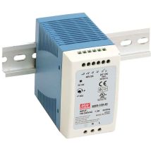 Mean Well - Transformateur pour rail din armoire électrique 100Wà 12V dc MDR-100-12 MDR-100-12