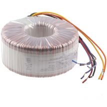 Rs Pro - Transformateur torique 2 sorties, 2 x 115V c.a. 2 x 24V c.a., 250VA ( Prix pour 1 )