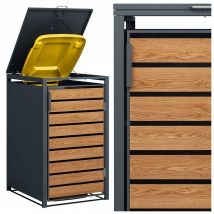 Viking Choice - Habillage de conteneur - 1 conteneur - 68x80x116cm - bois anthracite