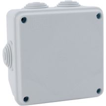 SCATOLA DA PARETE mm 100 x 100 x 50 - 6 entrate