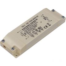 Transmedia Trasformatore alogeno 230/12V/35-105W, protezione da sovraccarico, fusibile di temperatura, non dimmerabile, 123 x 39 x 18 cm slim, LT2-2L