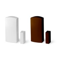 Transmetteur cm 800-M 2 entrées : reed et contact externe - couleur marron foncé - 868 MHz - pour centrales de commande série xv et lario