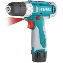 Trapano con 2 Batterie e 2 Punte - Total