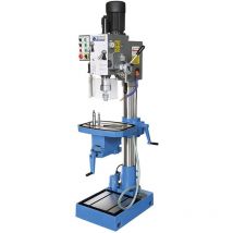 Fervi - Trapano a colonna ad ingranaggi T066 con morsa - 35 x 320 mm - discesa automatica - 400 v