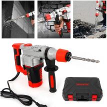 Gojoy - Trapano a percussione, Martello perforatore, Trapano martello elettrico ad alte prestazioni 2200 w con 30 cilindri e semplice ricambio per