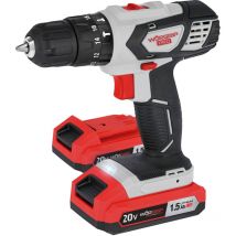 Trapano a percussione Worgrip 20v 2 batterie 1,5ah