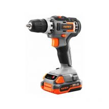 Trapano avvitatore a batteria 20V FX-E1BS20 Fuxtec set con 2x batterie 2ah e 1 caricatore- +valigietta
