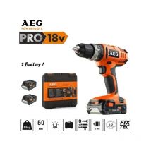 AEG - Trapano avvitatore a batteria c/percussione 18V Litio c/2 batterie di riserva BSB18G2 LI-152C