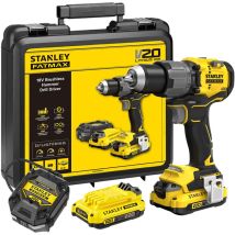 Stanley Fatmax - Trapano Avvitatore A Batteria 'sfmcd726d2k-qw' 18v - 2,0 Ah Litio - Stanleyfatmax