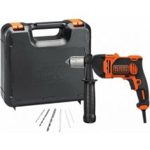 Trapano a Percussione 850W 3100 Giri/Min + Mandrino Autoserrante + Accessori - BEH850K