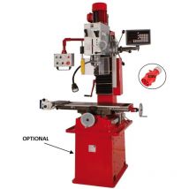 Holzmann - Trapano fresa da banco ad ingranaggi bf50dig 400v