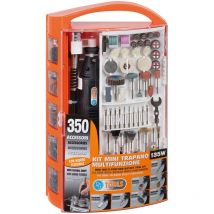Trapano mini multifunzione in kit 135 w con 350 accessori