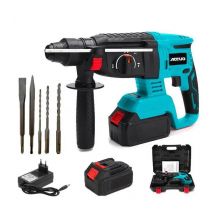 Lgvshopping - Trapano Tassellatore Martello Demolitore a Percussione 2 Batterie 48Vf sds